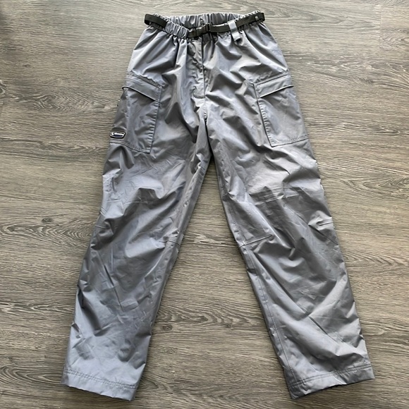 SzL Wetskins lined Women’s Grey Rain Pants EUC - Picture 1 of 10